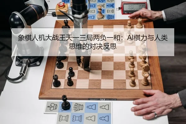 象棋人机大战王天一三局两负一和：AI棋力与人类思维的对决反思